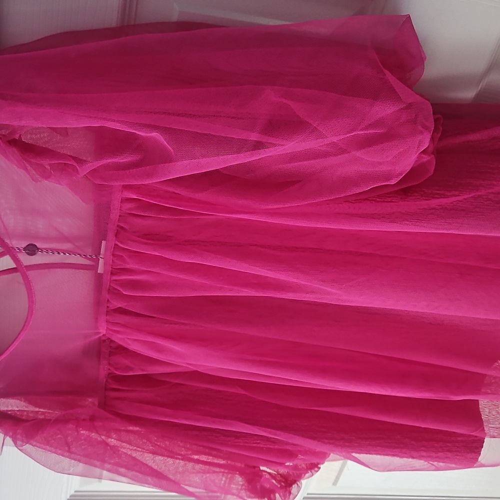💖💘💗💝💕KAKTUS Tulle Ruffle Blouse💕💝💗💘💖